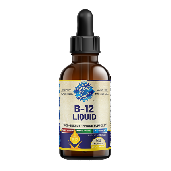 Vitamin B-12 Complex Liquid Drops – WHOLE WORLD WELLNESS