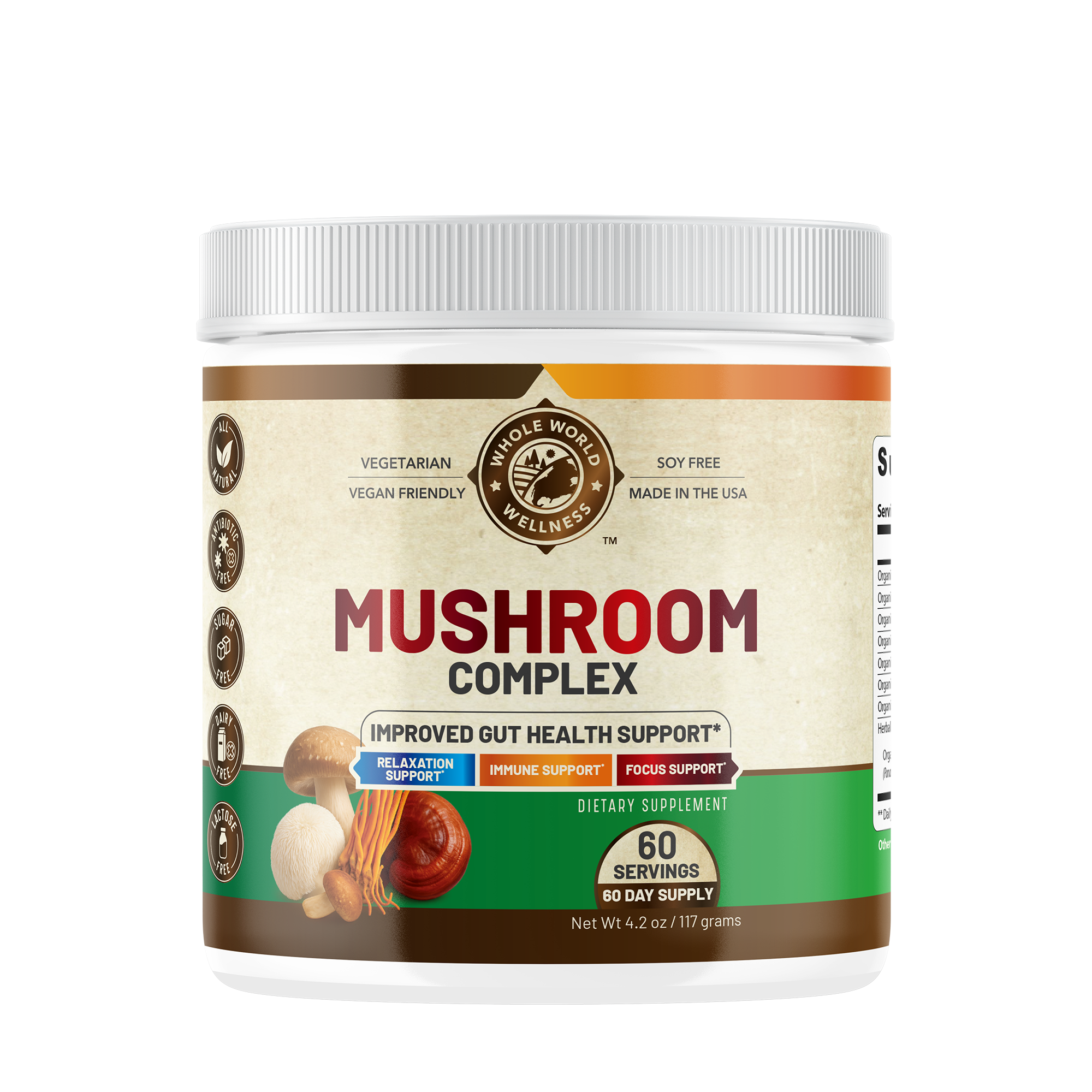 Organic Mushroom Complex Powder