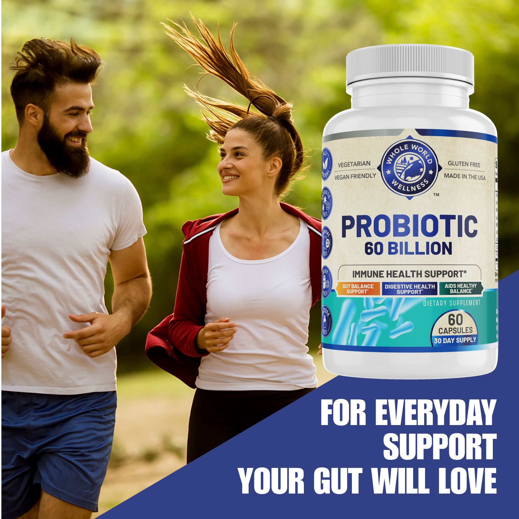 All Natural Probiotic 60B CFU