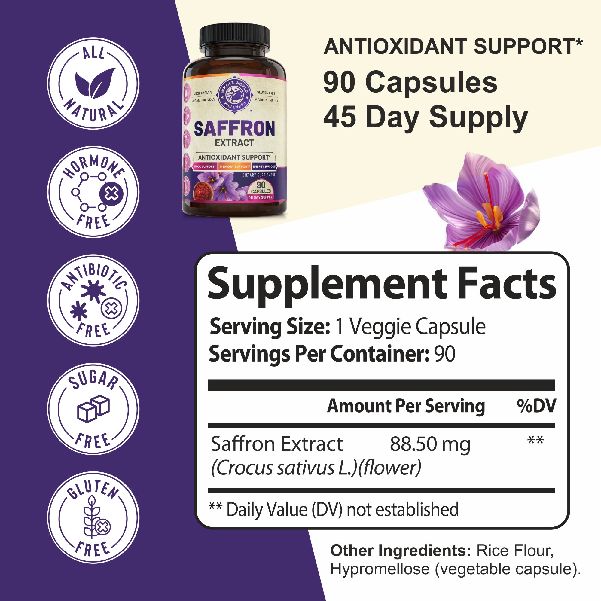 Saffron Extract - 45 Days