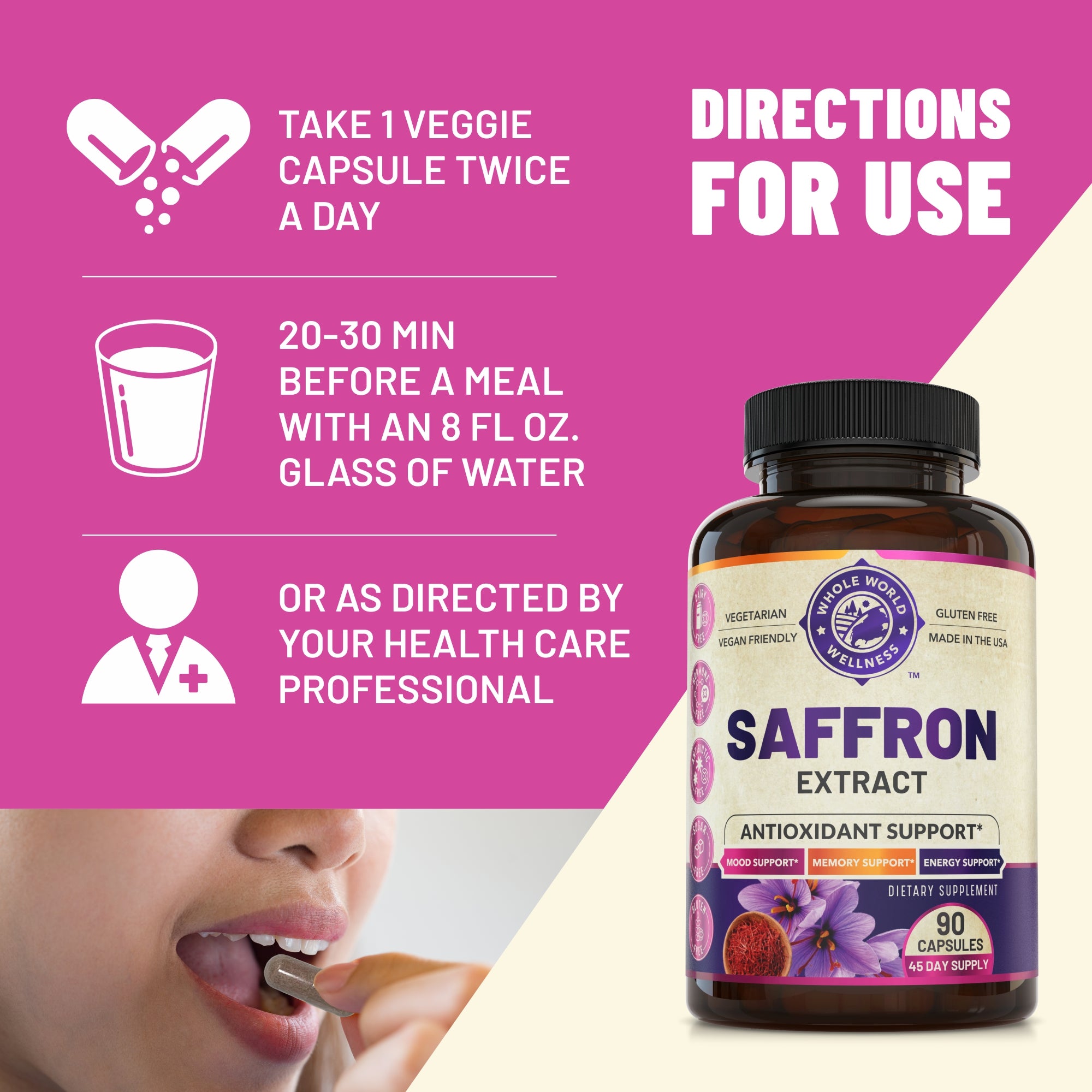 Saffron Extract - 45 Days